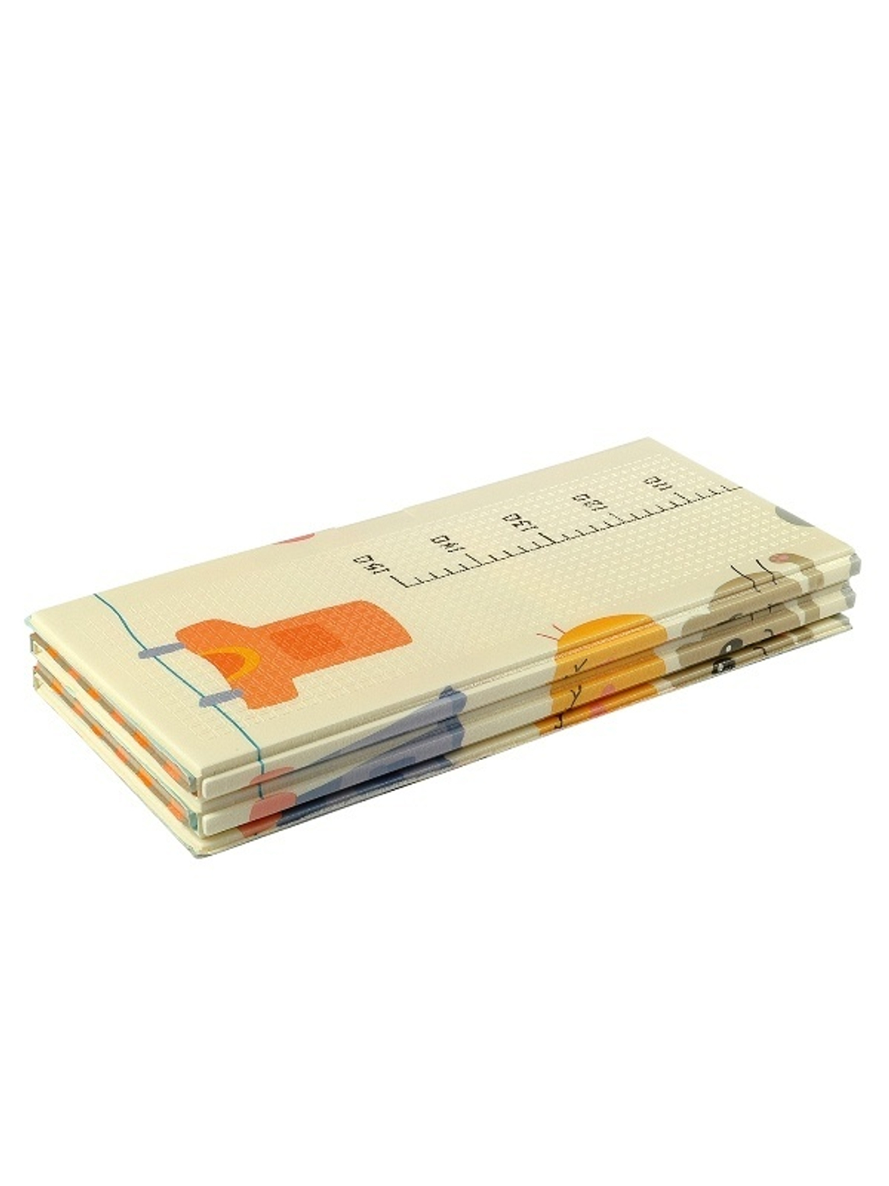 107238/Развивающий игровой коврик Elefantino, двусторонний, складной, размер 180*200*1 см