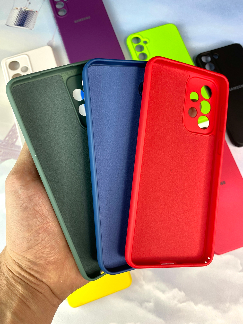 Чехол силиконовый однотонный Xiaomi Redmi 10C