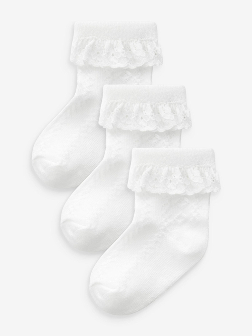 Носки для малышей Next 563-308, 3 шт., Белый