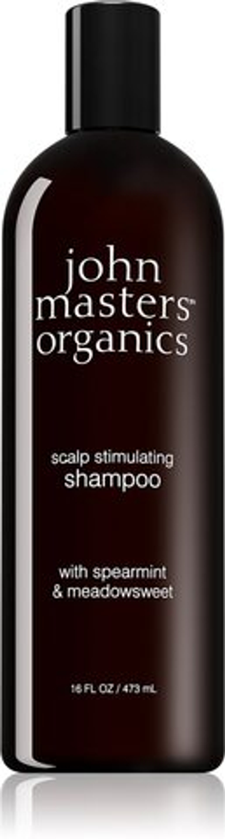 John Masters Organics Spearmint & Meadowsweet Scalp Stimulating Shampoo - стимулирующий шампунь для жирной кожи головы /   473  ml  / GTIN 669558002661