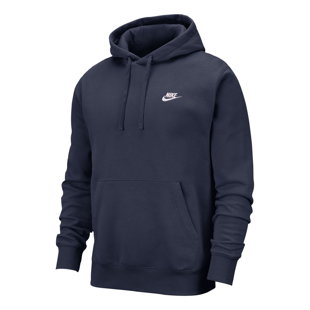 Мужская кофта теннисная Nike Sportswear Club Hoody Men - Dark Blue, White