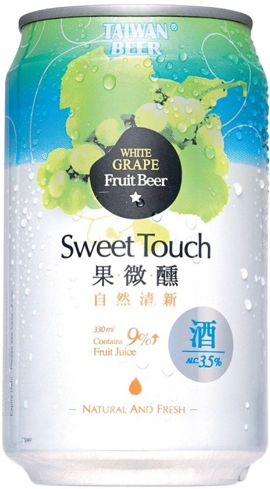 Пиво фруктовое Sweet Touch Fruit Beer (Белый виноград) 0.33 банка - 12 шт