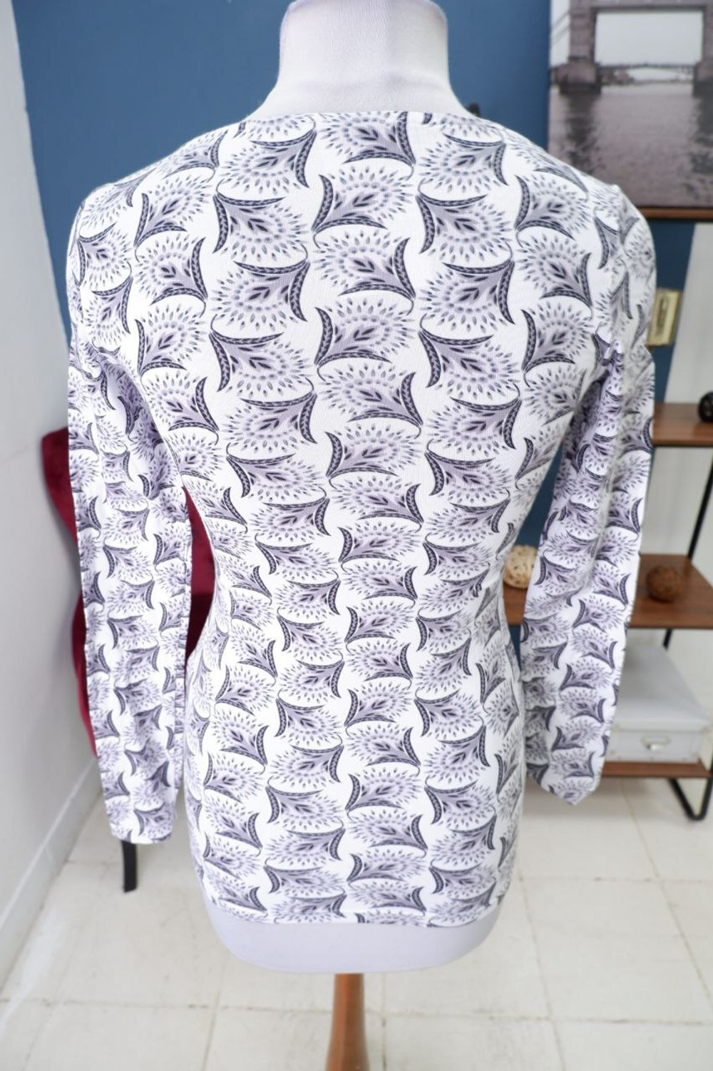 Джемпер Oodji с принтом 42 размер