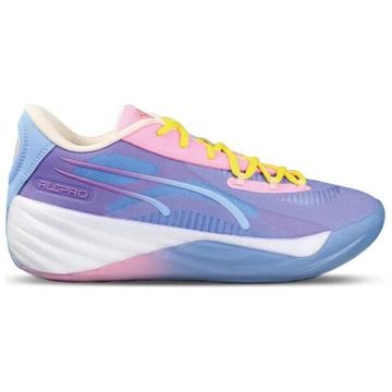 PUMA All Pro Nitro Баскетбольные кроссовки Низкие Синий Розовый Белый Унисекс