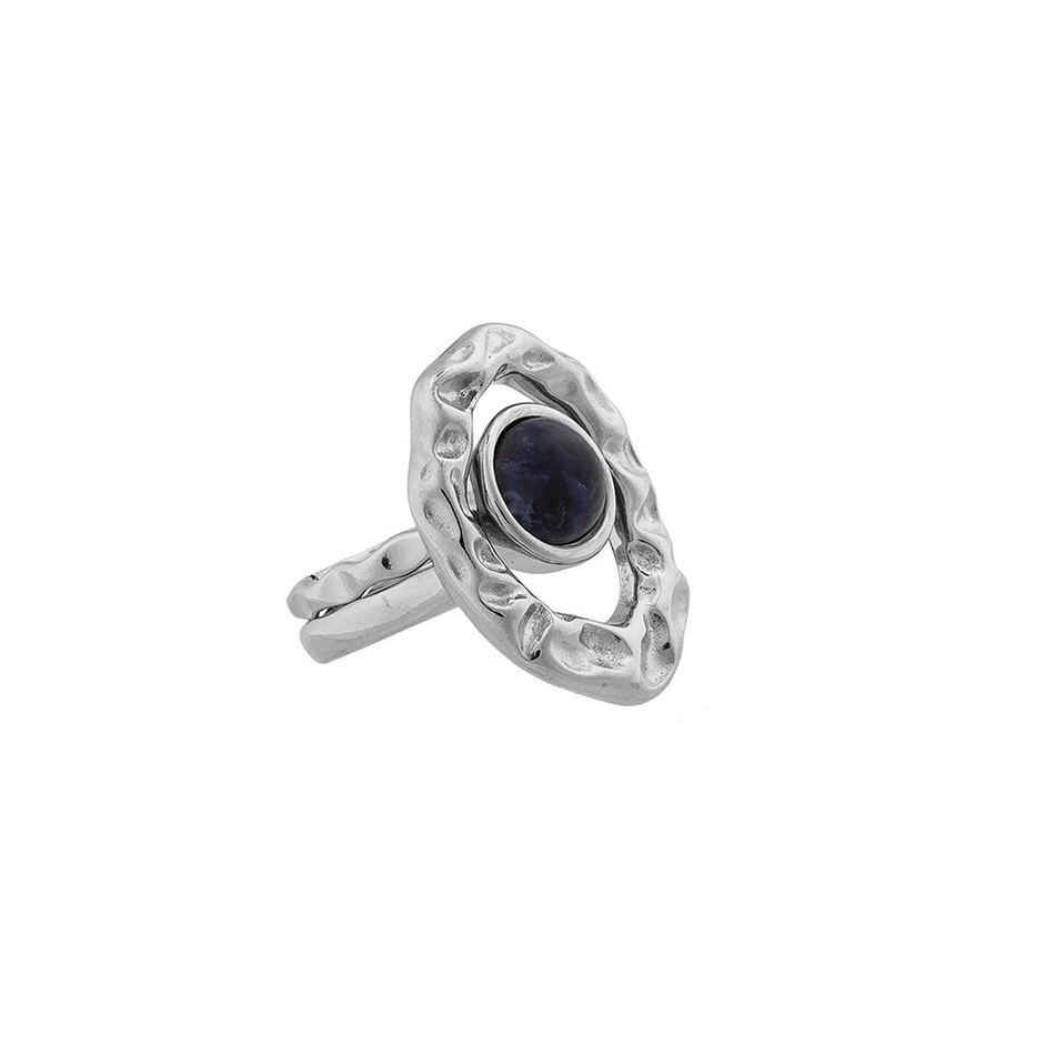 Кольцо двойное Possebon Sodalite 16.5 мм K7158.22/16.5 BL/S