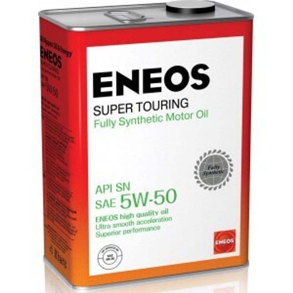 Масло моторное ENEOS Super Touring SN Синтетика 5W-50 4л