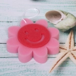 Губка детская для тела поролоновая фигурная «Солнышко», d-14.5см