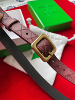 Ремень с крупным клетчатым плетением