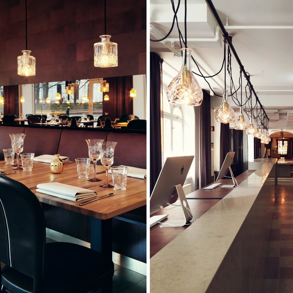 Pendant design lamp Decanterlight by Lee Broom (С)