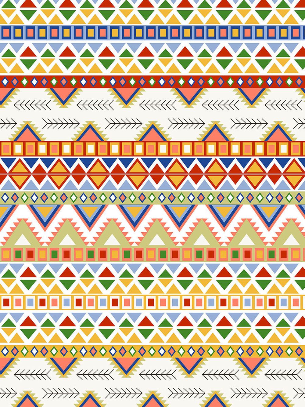 Постельное белье Сказка "Эскимосики/Орнамент" евро Наволочка 50х70 см 2 шт Простынь на резинке 180х200 см Пододеяльник 200х215 см, перкаль