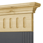 Вешалка настенная Хельсинки, большая, серый/антик