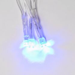 ULD-S0500-050-DTA BLUE IP20 Гирлянда светодиодная с контроллером. 5м. 50 светодиодов. Синий свет. Провод прозрачный. ТМ Uniel