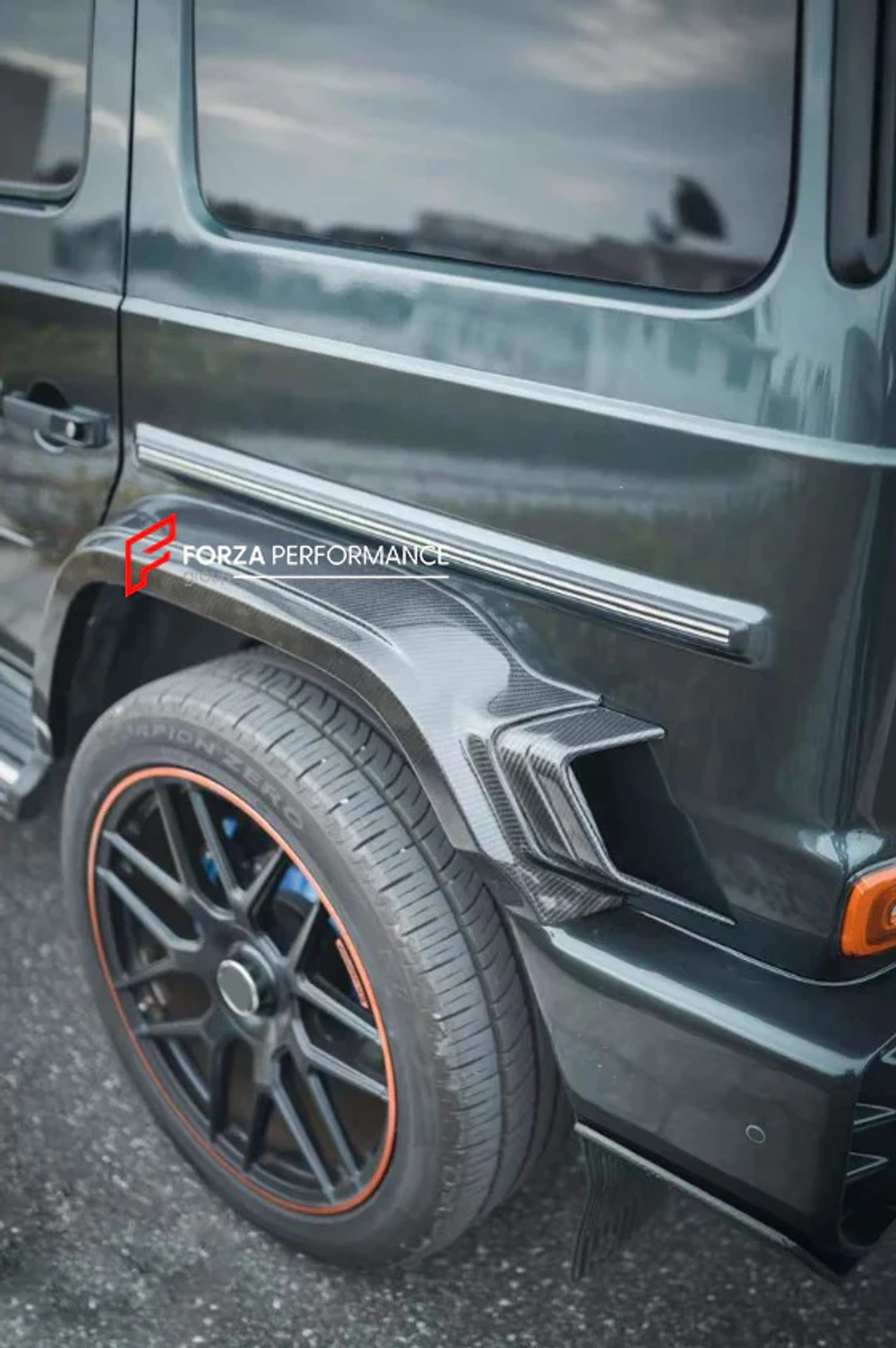 Карбоновый обвес для Mercedes-Benz W464 G63 / G500 / G550 2019-2022 Мерседес Гелик гелентваген