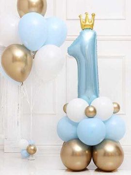 Композиция из шаров на годик №9