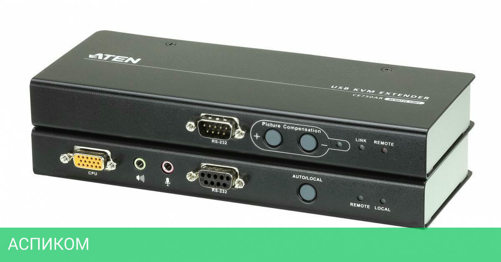 KVM-удлинитель ATEN CE750 (CE750-AT-G)