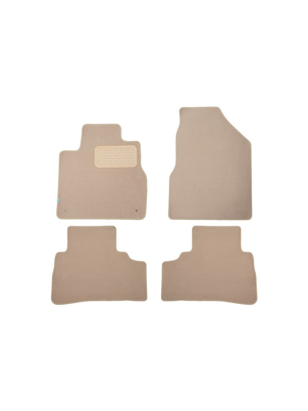 Коврики в салон для NISSAN Murano АКПП 2007-2010, 2010-2012, 2011-2015, внедорожник , 4 шт. (текстиль, бежевые) KLEVER04362622112KH