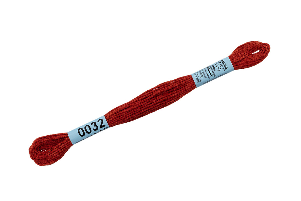 Мулине "Gamma", 100% хлопок, 8 м, №0032