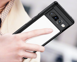 Усиленный чехол c черными рамками для смартфона Google Pixel 7 Pro, мягкий отклик кнопок