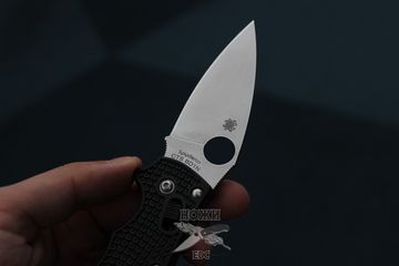 Складной нож Spyderco Manix 2 LTW Plainedhe Black C101PBK2 c клинком из стали CTS-BD1, рукоять FRN
