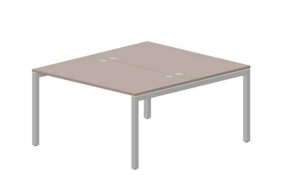 Составной стол Polo на 2 рабочих места 1380х1566х750мм (4 громмета)