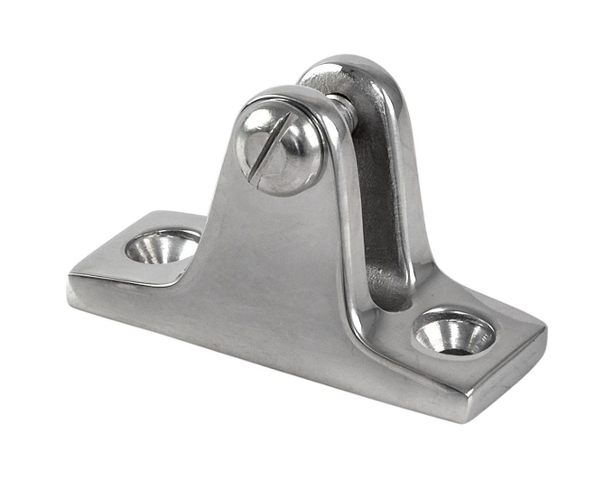 Кронштейн палубный 75 град, с винтовым штифтом, ровное основание