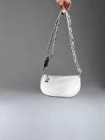 Сумка женская кросс-боди экокожа белая QOZA