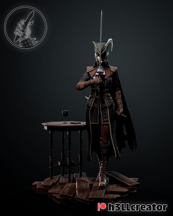 Леди Мария из Астральной часовой башни Бладборн Фигурка