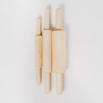 Набор деревянных скалок из древесины сибирского кедра 3шт. 31-40 см. RPN5