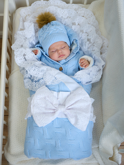 Конверт на выписку для новорожденных зима