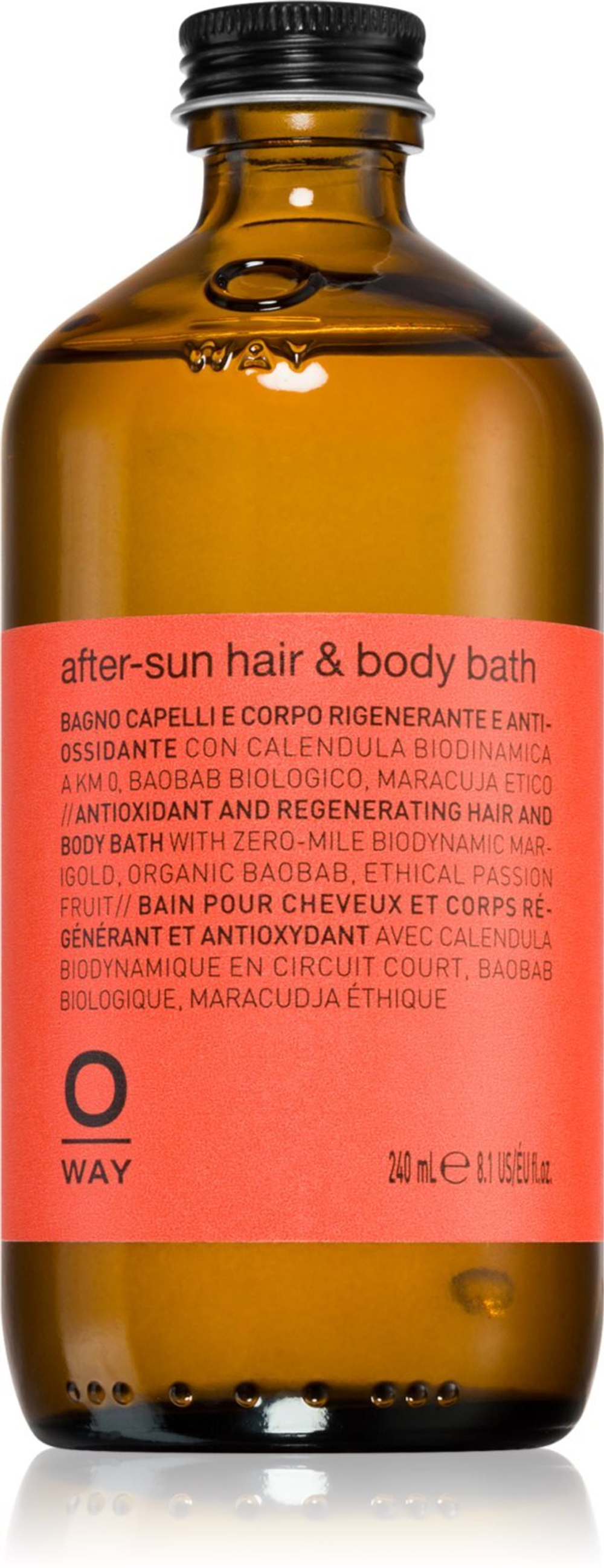 Oway SunWay Hair & Body Bath - шампунь после загара для волос и тела /   240  ml  / GTIN 8029352368677