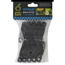 Кольцо фиксатор GREEN APPLE GPCR-1 с застежкой 10 шт для растений