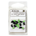 Мормышка "Столбик" с коронкой + подвеска (3мм, 0.7гр)