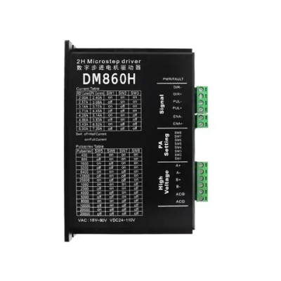 DM860H Nema34 Шаговые двигатели с приводом 0 - 200 кгц AC18 - 80V или DC 24 - 110V 2A - 7.2A Микрошаговый привод для шаговых двигателей Nema23 CNC 1 Axis