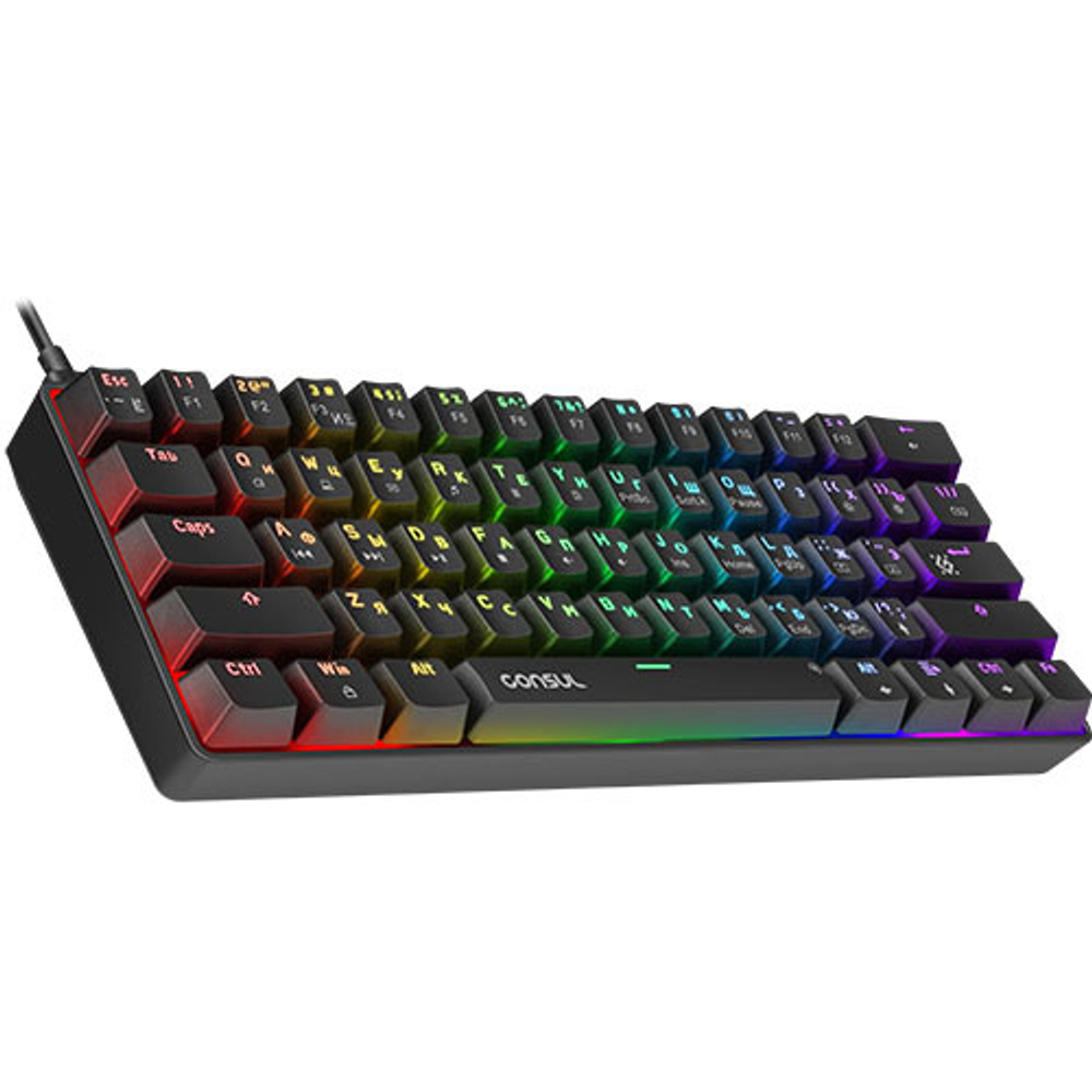 Механическая клавиатура Defender Consul GK-220, USB, черная