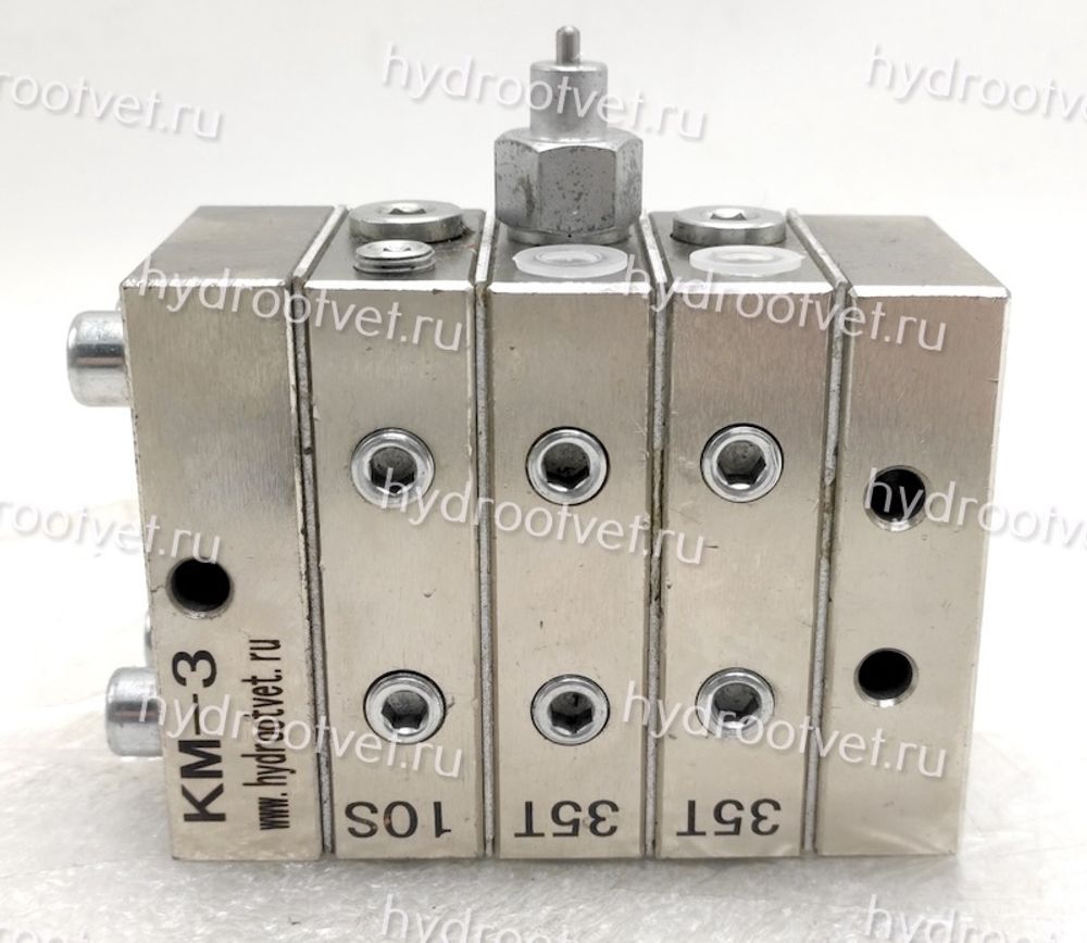 KM-4(30S-30S-30T-10T) - Питатель прогрессивной смазки, секционный