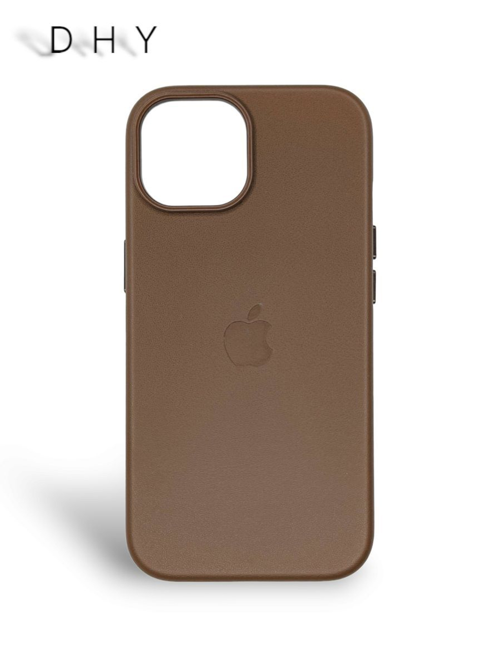 Кожаный чехол Leather Case iPhone 15, Taupe Бежевый