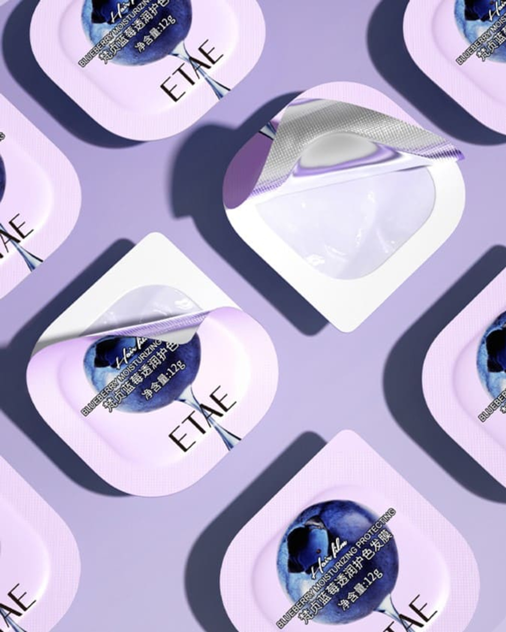 Маска для волос с черникой