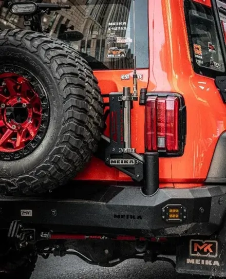 Силовой задний бампер MEIKA Tank 300 2021+ Танк дуга лебедка 2 фонаря свет