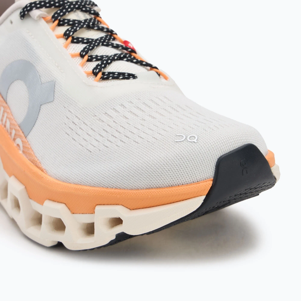 Женские Кроссовки для бега On Cloudmonster 2 ivory/tangerine