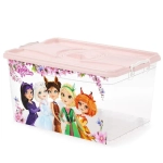 Контейнер Царевны 50л с крышкой (комплект 5 шт)