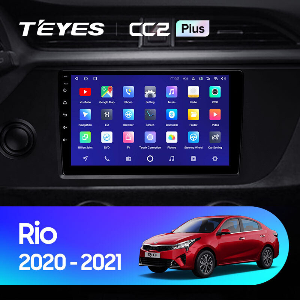Teyes CC2 Plus 9" для KIA Rio 2020-2021