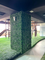 5.23. Вертикальное озеленение колонн искусственной зеленью в ЖК «Development Plaza»