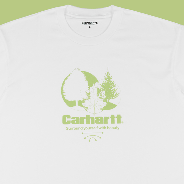 Футболка мужская Carhartt WIP Surround артикул:I033183_white Футболка мужская Carhartt WIP Surround артикул:I033183_white - купить в магазине Дайс
