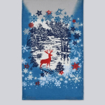 Полотенце вафельное 35*60см «Лесная сказка» НГ_3