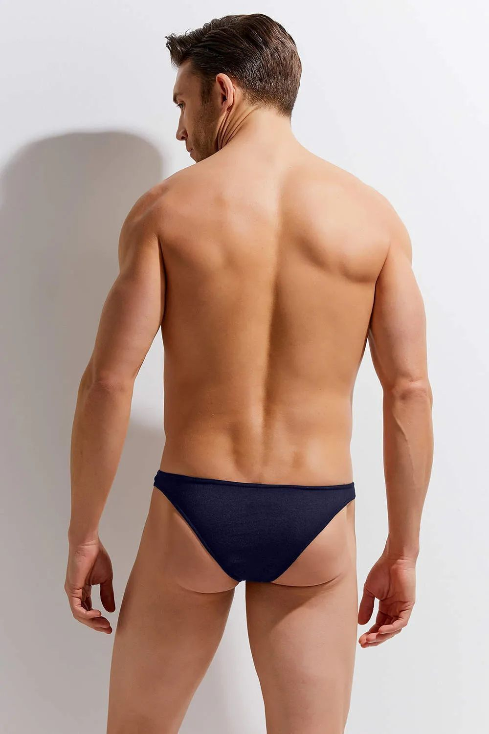 Хлопковые мужские трусы-бразилиана Modern Essentials Brazilian Slip (Размер: L) (Цвет: красный)