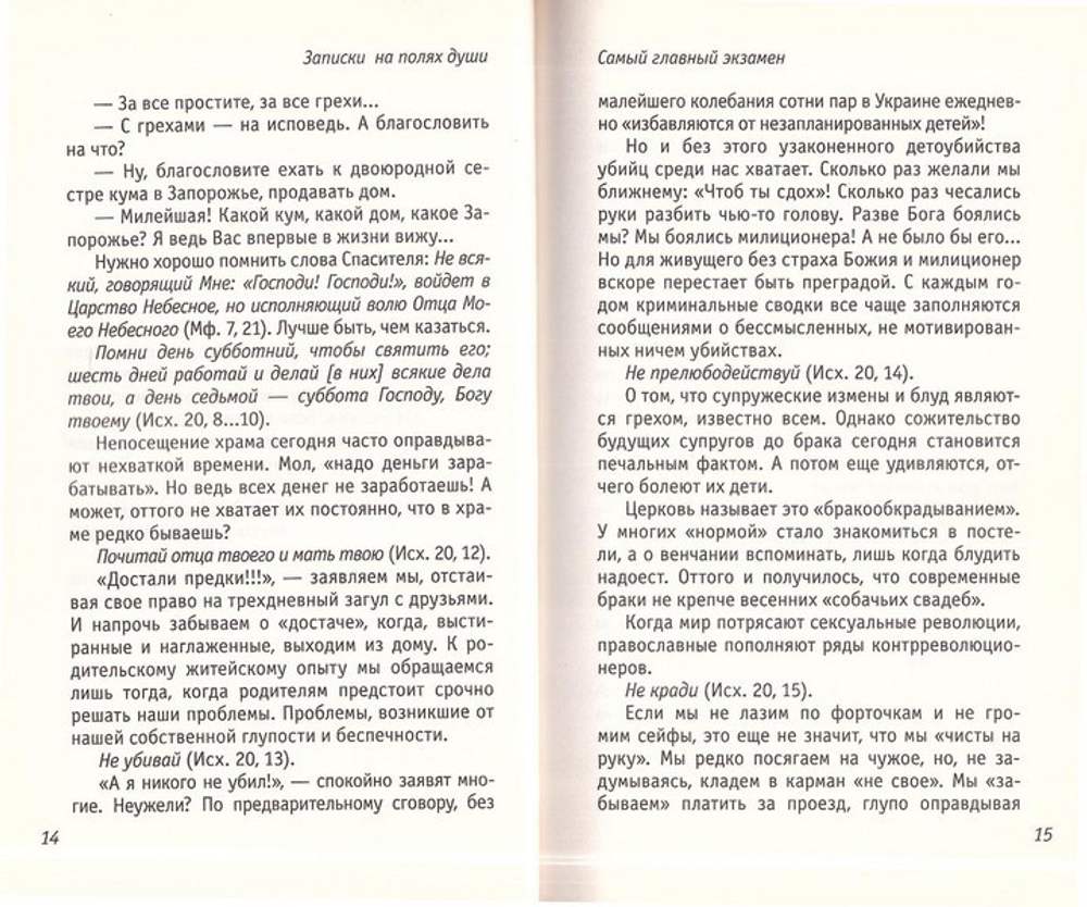 Записки на полях души. Игумен Валериан (Головченко)