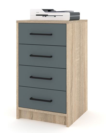 дуб сонома / базальт