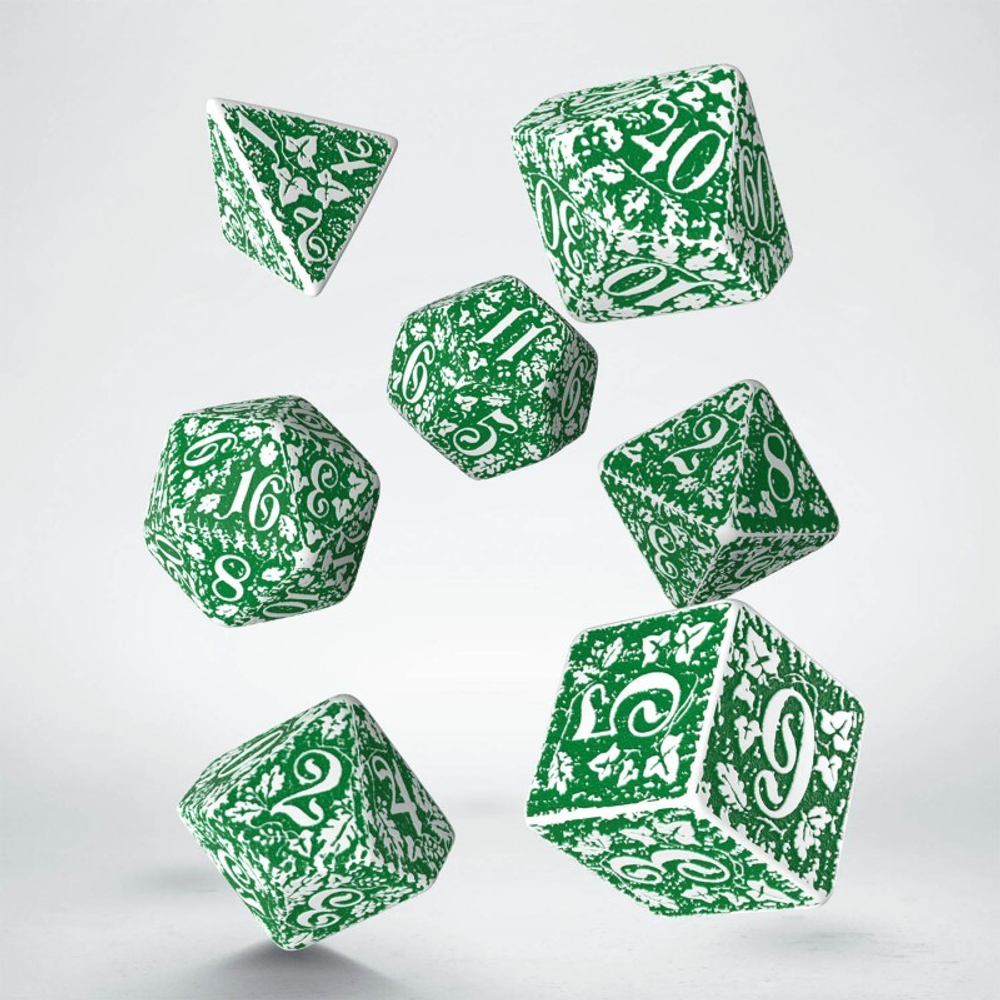 Набор кубиков для настольных ролевых игр (Dungeons and Dragons, DnD, D&D, Pathfinder) - Forest Dice Set: Tundra