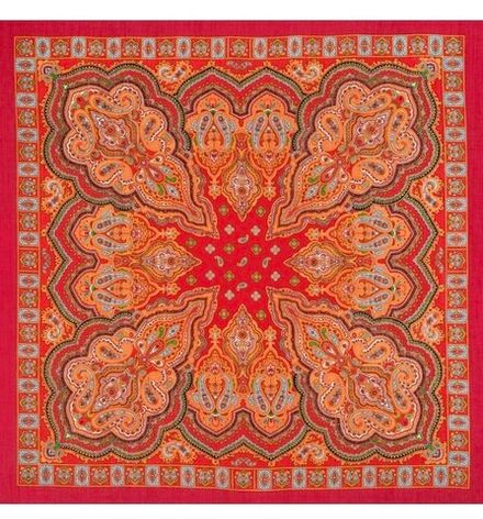 Павловопосадский платок Искорка 1077-3