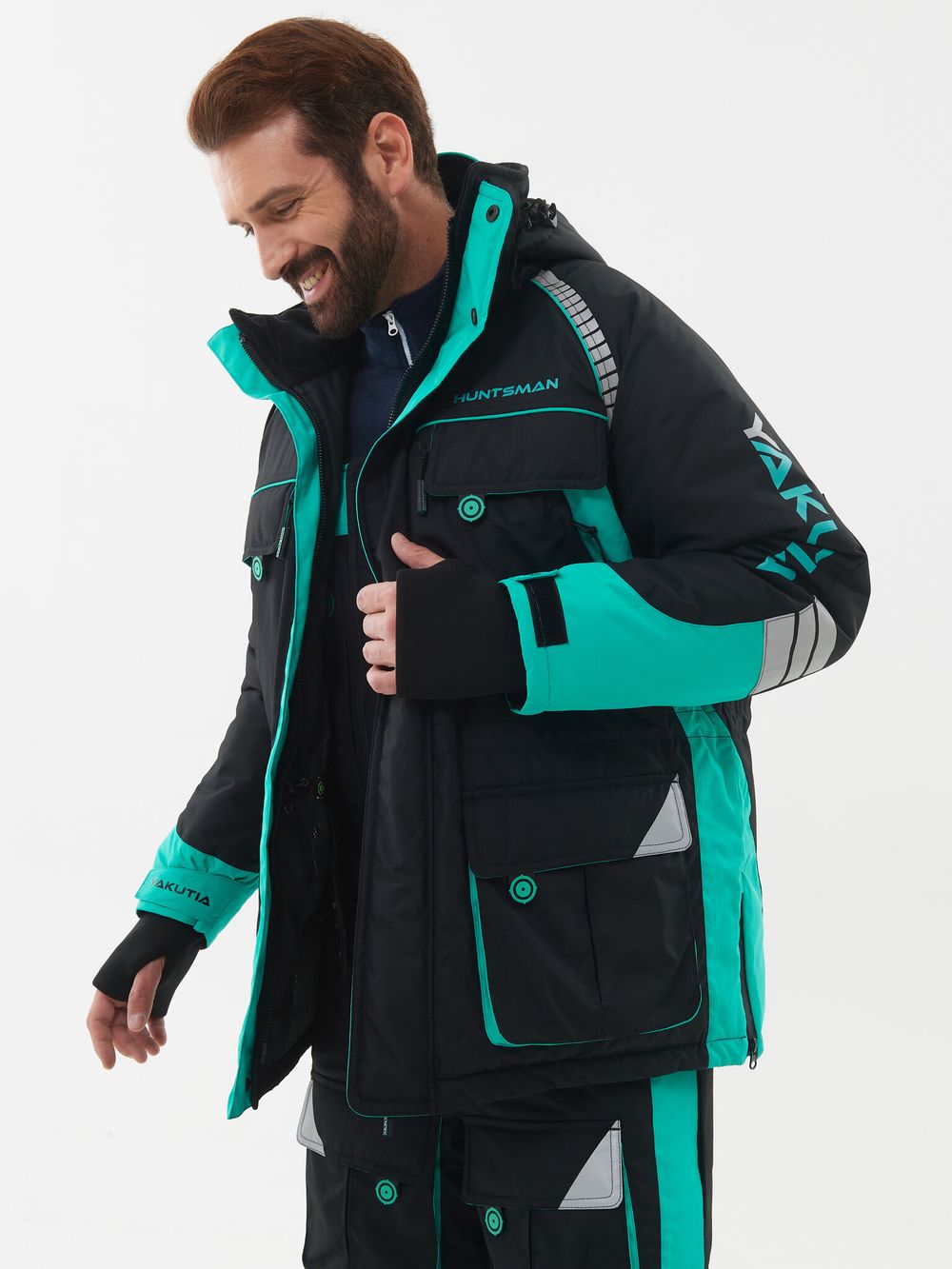 Костюм зимний Yakutia ткань Galaxy Breathable цвет Черный